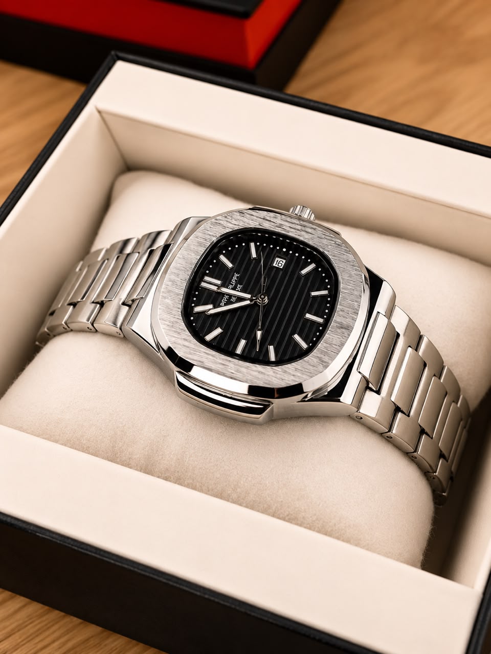 Patek Phillipe Silver Strap