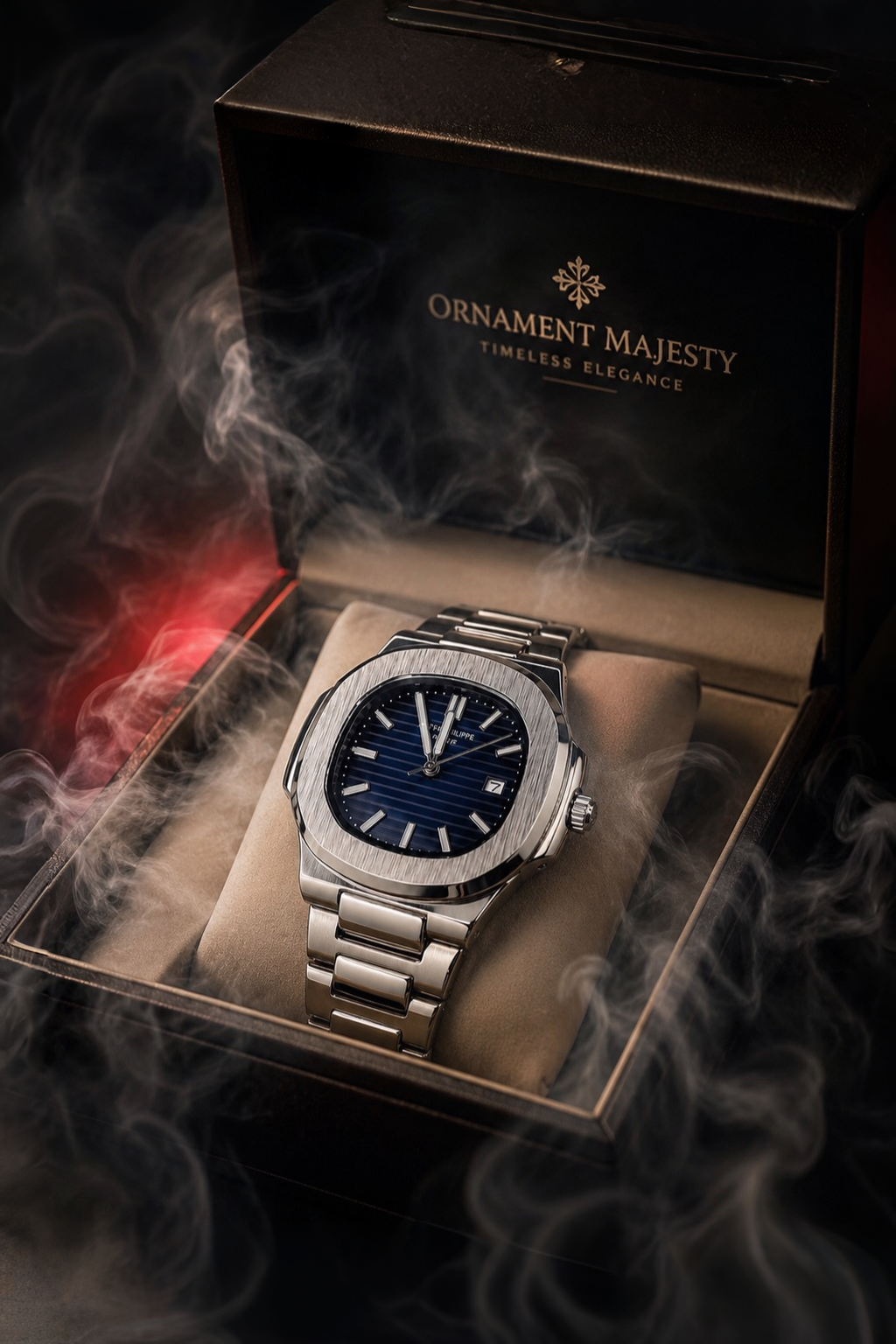 Patek Phillipe Silver Strap