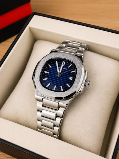Patek Phillipe Silver Strap